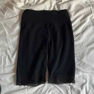 cute black biker shorts